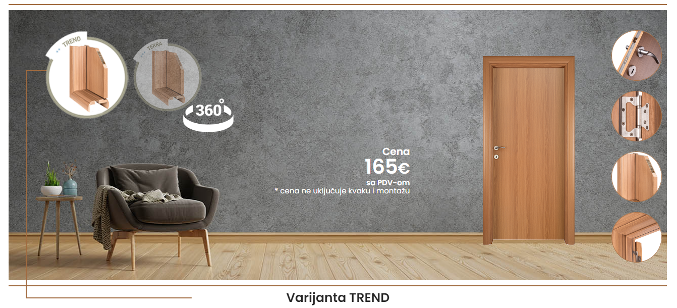 supporta sobna vrata trend bodex